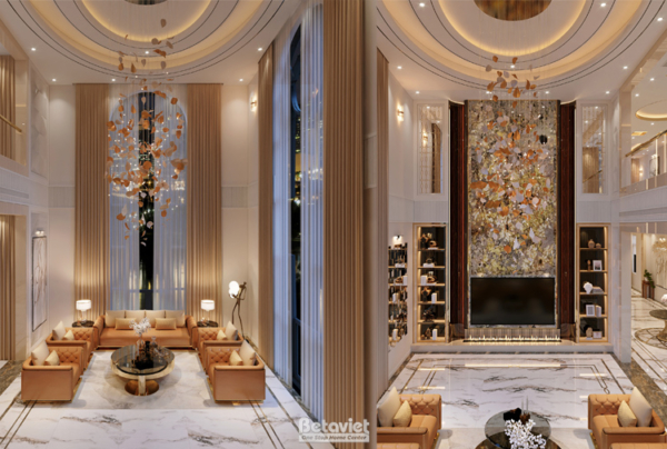 Thiết kế nội thất biệt thự hiện đại luxury tại Phú Thọ NT8002312