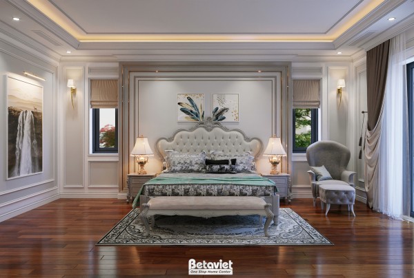 Thiết kế nội thất phòng ngủ con gái Art Deco NT2009177