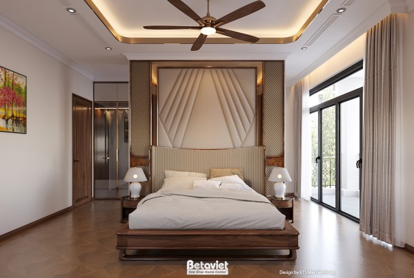 Thiết kế phòng ngủ Master hiện đại KĐT Sun Urban City NT8190144