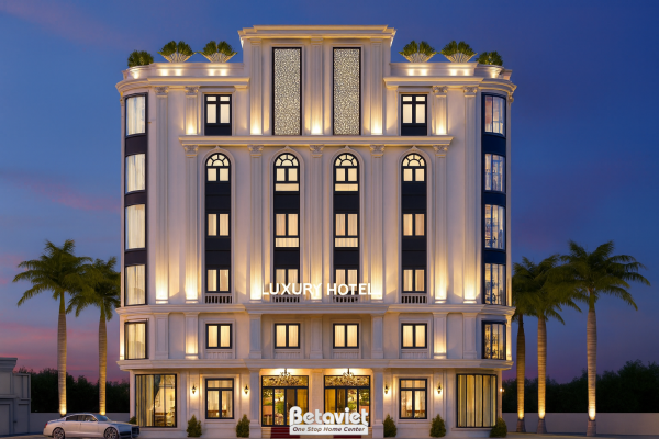 Tổng hợp mẫu thiết kế khách sạn chuẩn 2-3-4-5 sao, cực đẹp và dễ thiết kế