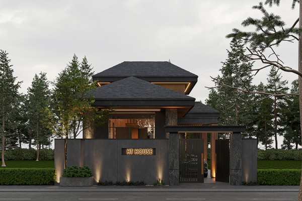 Đẹp ngất ngây những bản vẽ Biệt thự nhà vườn