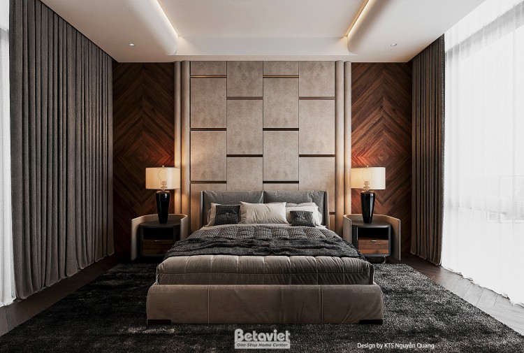 Nội thất phòng ngủ biệt thự hiện đại luxury tại Ninh Bình NT25853