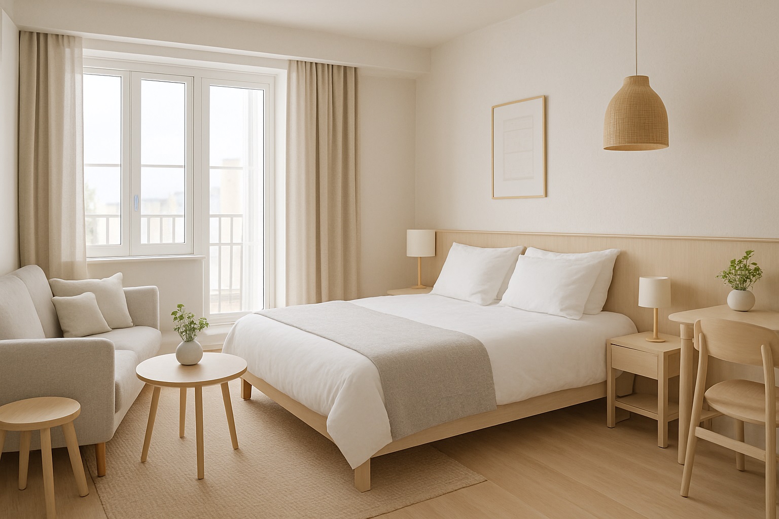 Thiết kế nội thất khách sạn phong cách Bắc Âu