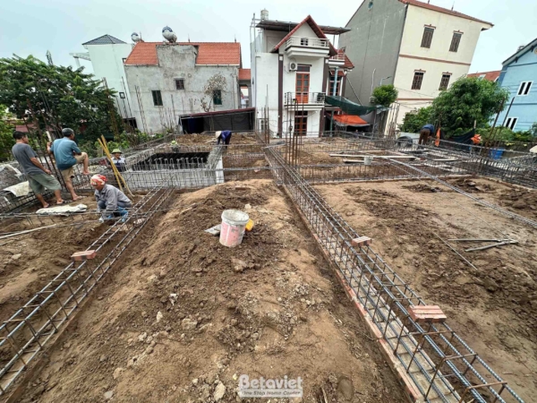 Cập nhật tiến độ thi công biệt thự tân cổ điển tại Ninh Bình – TC2009288