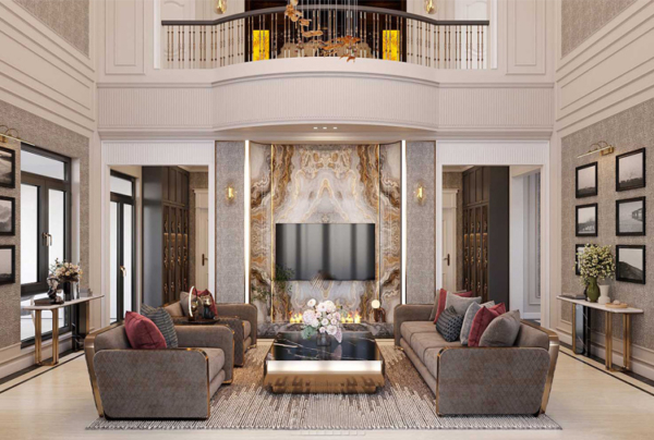 Thiết kế nội thất hiện đại luxury biệt thự tại Tp Hồ Chí Minh NT5021106