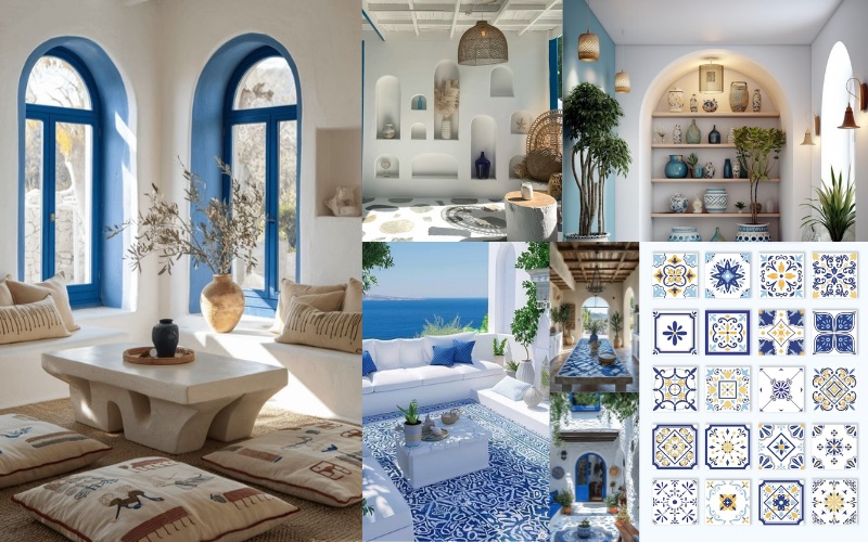 Gạch mosaic nhỏ – tạo điểm nhấn ở các bề mặt