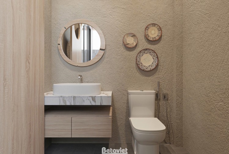 Thiết kế nội thất nhà vệ sinh nhà phố hiện đại NT25863