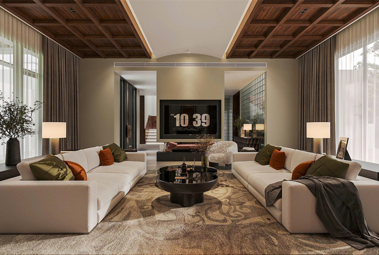 Thiết kế nội thất phong cách hiện đại biệt thự tại Hải Dương NT25875