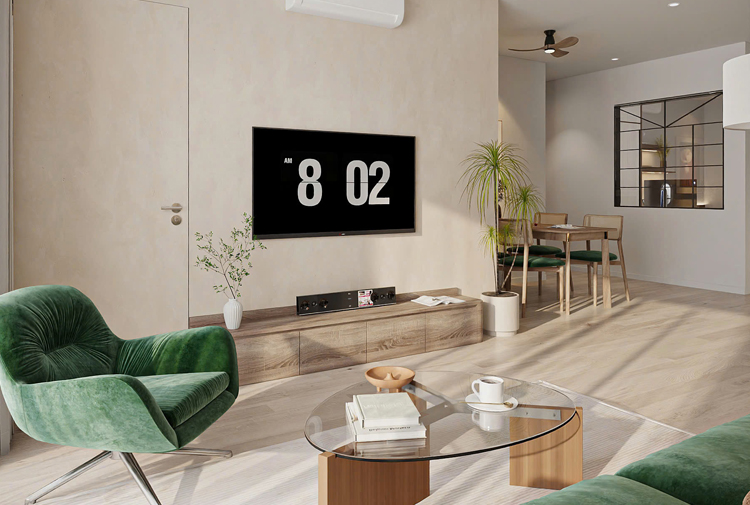 Mẫu thiết kế nội thất căn hộ hiện đại Victoria Văn Phú NT25864