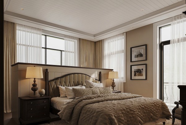 Thiết kế nội thất phòng ngủ hiện đại KĐT Bảo Ninh NT25877