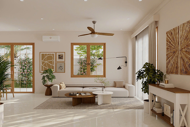 Thiết kế nội thất nhà phố phong cách hiện đại tại Hà Nội NT25891