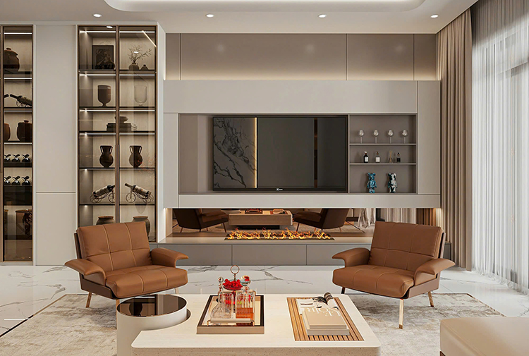 Thiết kế nội thất nhà phố phong cách hiện đại tại Bắc Ninh NT26103