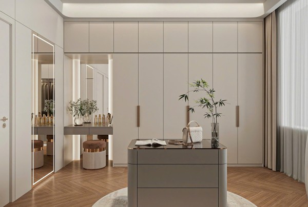 Mẫu nội thất phòng thay đồ nhà phố hiện đại tại Bắc Ninh NT26103