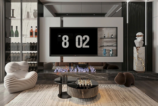 Nội thất căn hộ 3 phòng ngủ hiện đại Hoàng Thành Pearl Mỹ Đình NT26101