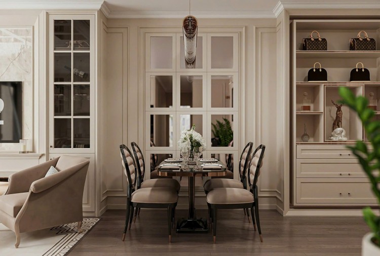 Phòng ăn hiện đại căn hộ The Nelson Private Residences NT26102