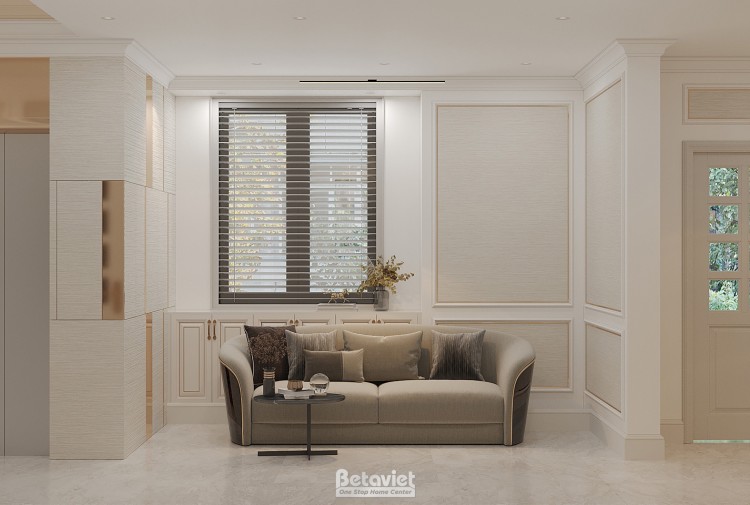 Thiết kế không gian sảnh tầng biệt thự hiện đại NT5500345