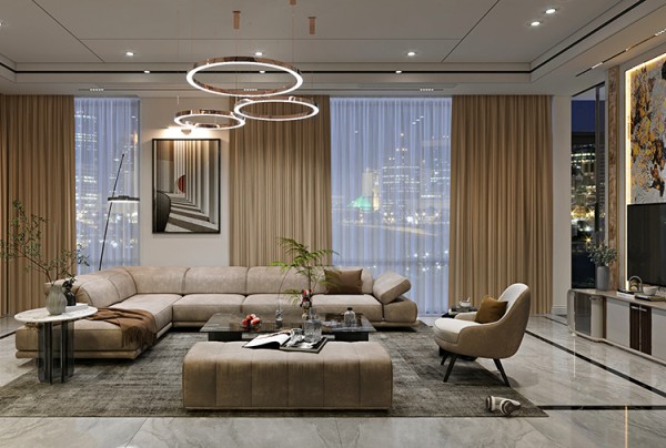 Mẫu thiết kế nội thất biệt thự hiện đại tại Hưng Yên NT5500025