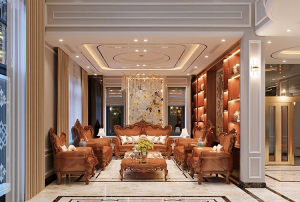 Thiết kế nội thất biệt thự tân cổ điển tại Thanh Hóa NT2009419