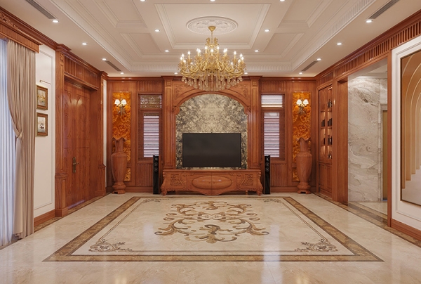 Mẫu thiết kế nội thất phong cách tân cổ điển tại Hà Nội NT2009134