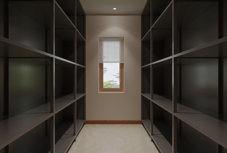 Thiết kế phòng kho chứa đồ biệt thự tân cổ điển NT2009134