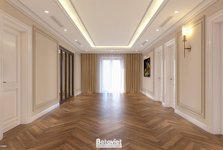 Thiết kế sảnh thang biệt thự hiện đại luxury NT2009288