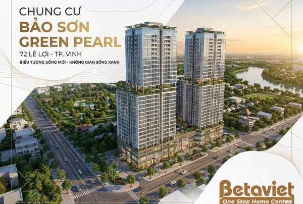 Chung Cư Bảo Sơn Green Pearl 72 Lê Lợi Vinh: Hướng Dẫn Thiết Kế Nội Thất Căn Hộ
