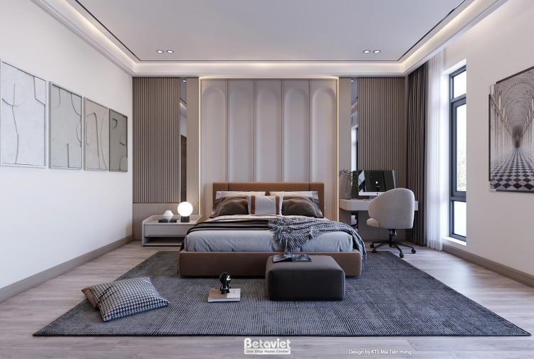 Mẫu thiết kế nội thất phòng ngủ Master hiện đại NT2009120