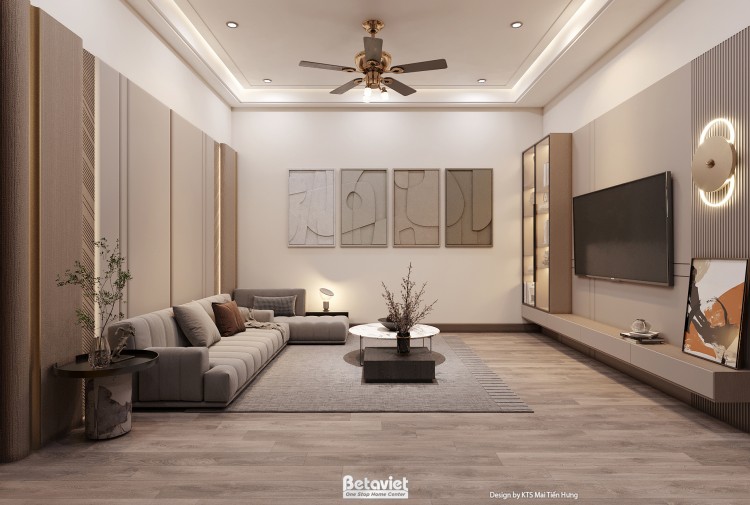 Mẫu thiết kế nội thất phòng sinh hoạt chung hiện đại NT2009120