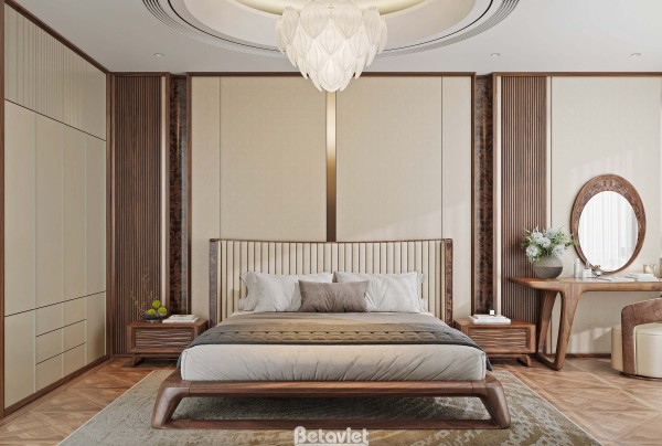 Thiết kế nội thất phòng ngủ KĐT Vinhome Ocean Park 3 NT2008251
