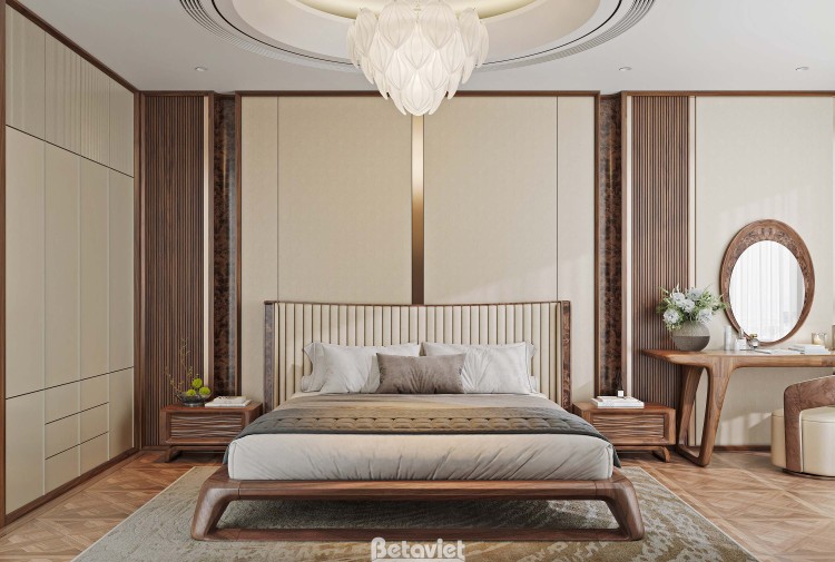 Thiết kế nội thất phòng ngủ KĐT Vinhome Ocean Park 3 NT2008251