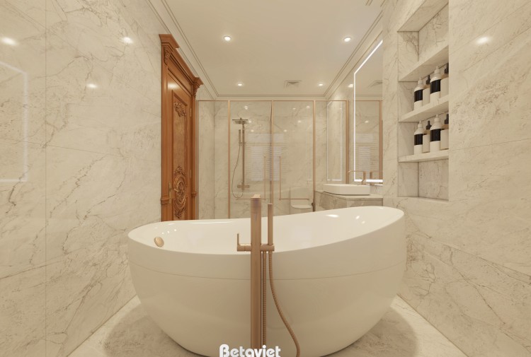 Thiết kế nội thất phòng tắm hiện đại biệt thự tại Hải Phòng NT4104398
