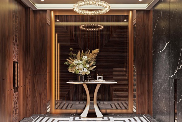 Thiết kế sảnh thang biệt thự KĐT Vinhome Ocean Park 3 NT2008251