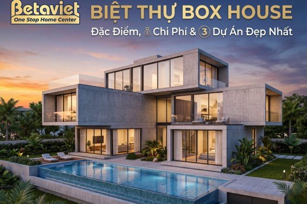 Biệt Thự Box House: Đặc Điểm, Chi Phí & 3 Dự Án Đẹp Nhất 2026
