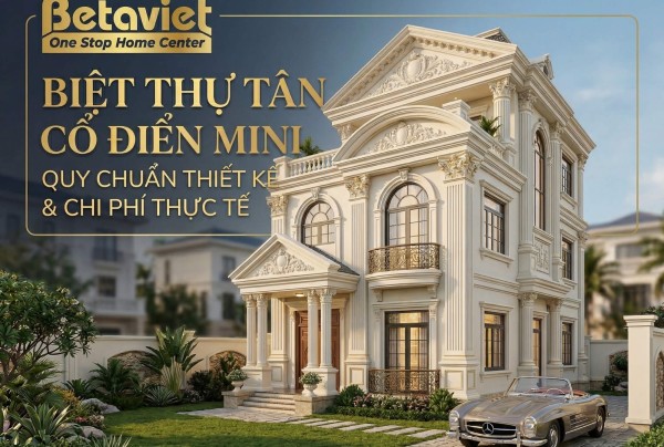 Biệt Thự Tân Cổ Điển Mini: Quy Chuẩn Thiết Kế & Chi Phí Thực Tế 2026