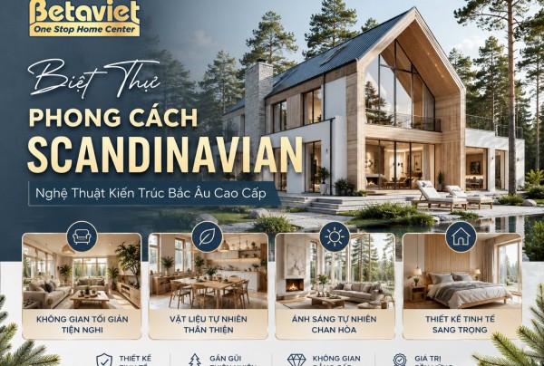 Biệt Thự Phong Cách Scandinavian: Nghệ Thuật Kiến Trúc Bắc Âu Cao Cấp