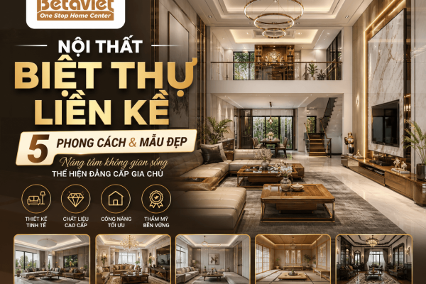Nội Thất Biệt Thự Liền Kề: 5 Phong Cách & Mẫu Đẹp 2026