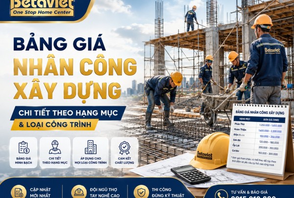 Bảng Giá Nhân Công Xây Dựng: Chi Tiết Theo Hạng Mục & Loại Công Trình
