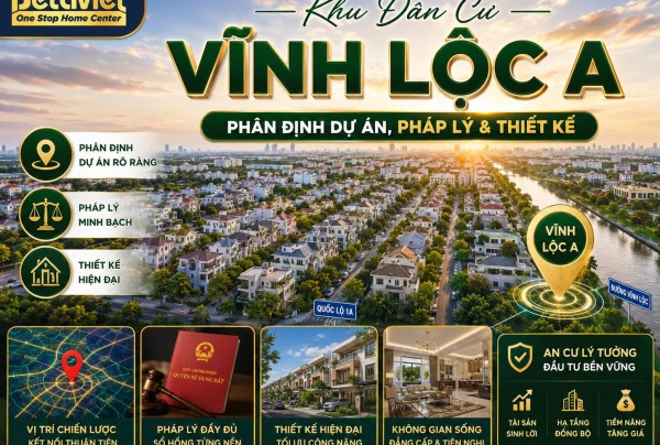 Khu Dân Cư Vĩnh Lộc A: Phân Định Dự Án, Pháp Lý & Thiết Kế