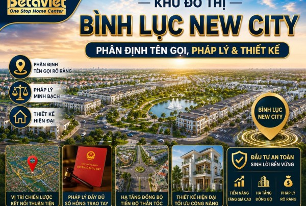 Khu Đô Thị Bình Lục New City: Phân Định Tên Gọi, Pháp Lý & Thiết Kế