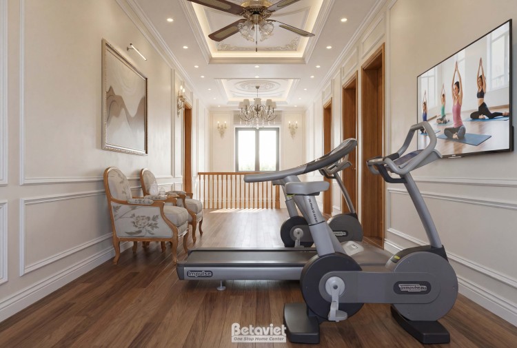Mẫu thiết kế phòng gym biệt thự NT5004382