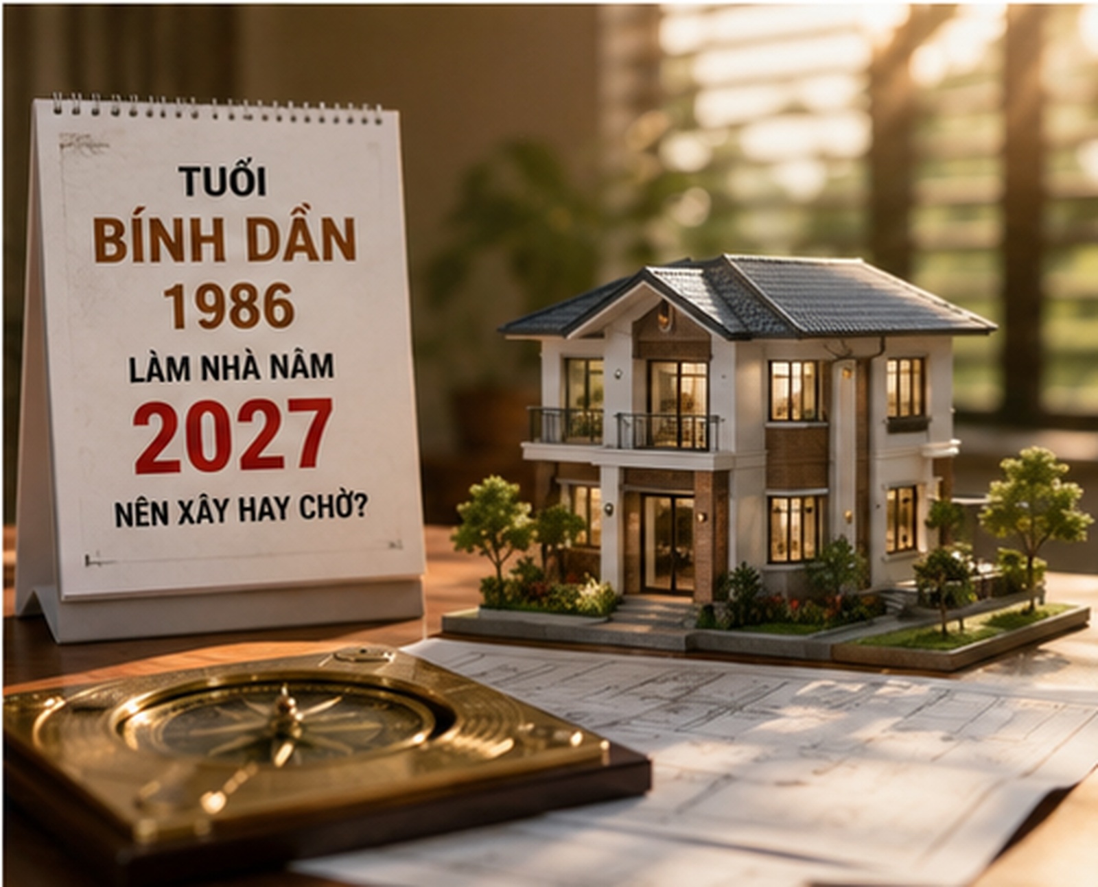Tuổi Bính Dần 1986 làm nhà năm 2027: Nên xây hay chờ? Chuyên gia phong thủy giải đáp