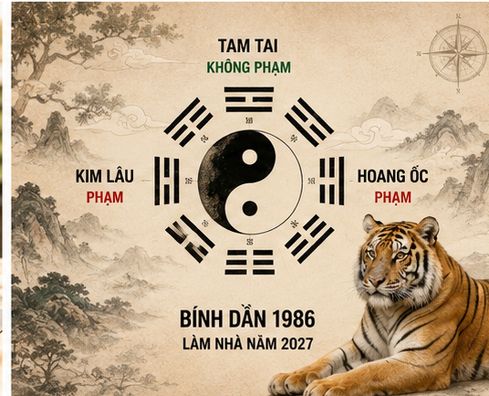 Tuổi Bính Dần 1986 làm nhà năm 2027: Nên xây hay chờ? Chuyên gia phong thủy giải đáp