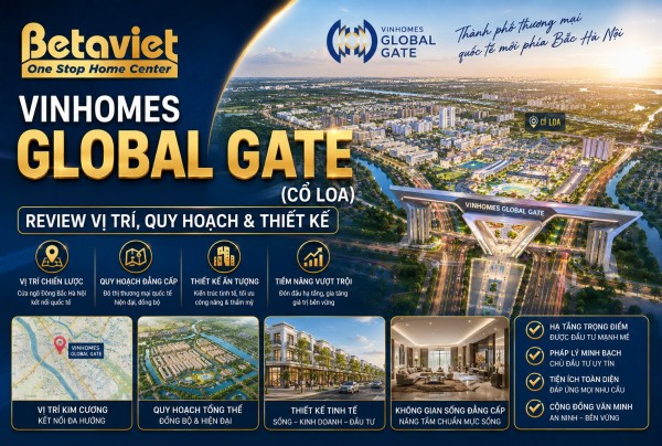 Vinhomes Global Gate (Cổ Loa): Review Vị Trí, Quy Hoạch & Thiết Kế 2026