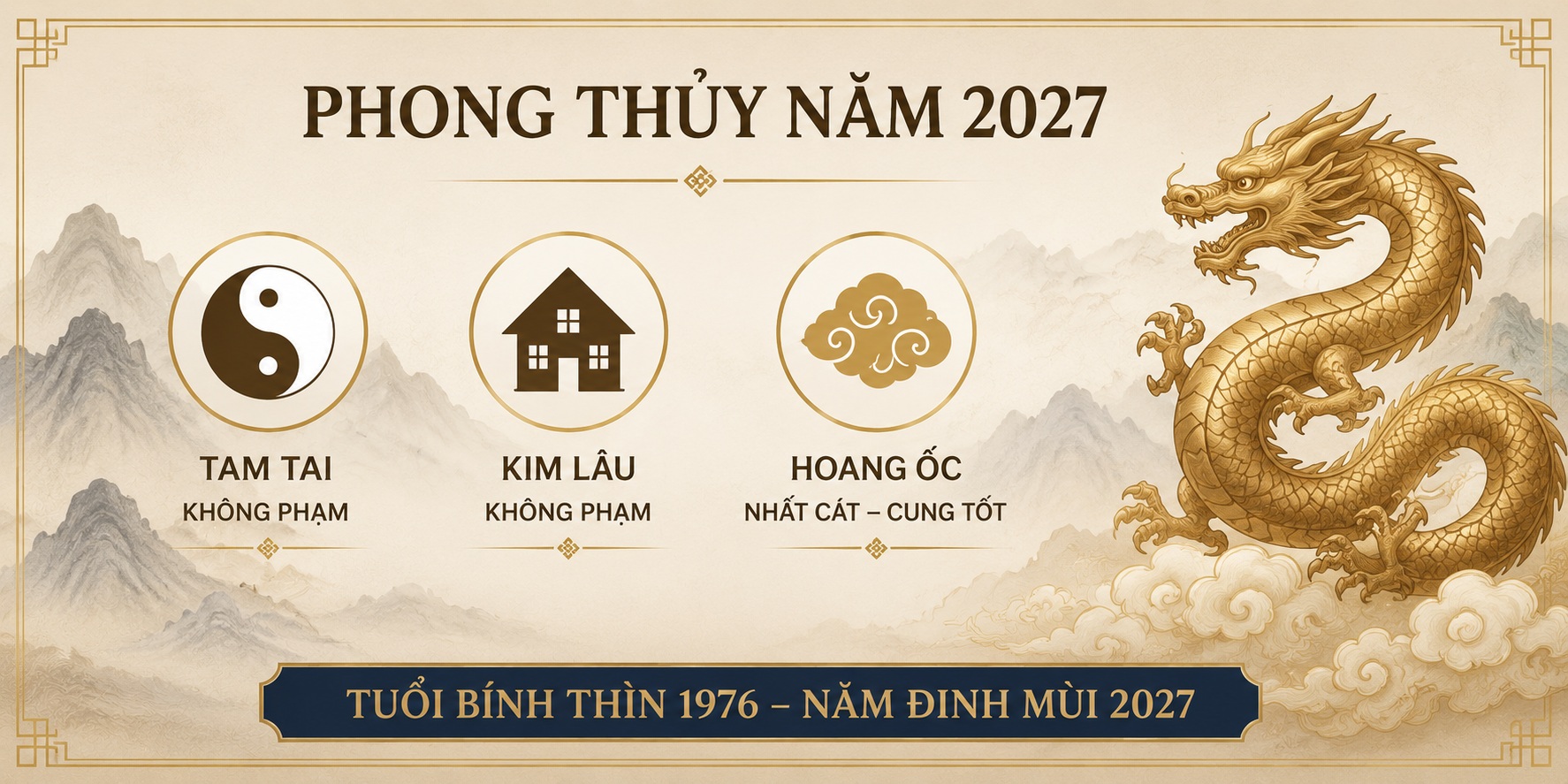 Tuổi Bính Thìn 1976 làm nhà năm 2027: Có nên xây nhà trong năm Đinh Mùi?