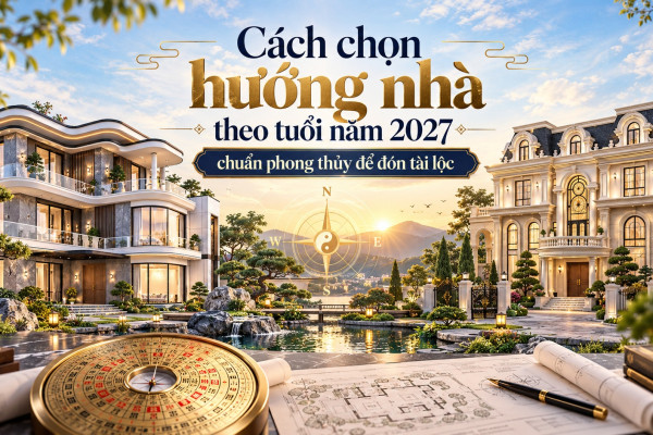Cách chọn hướng nhà theo tuổi năm 2027 chuẩn phong thủy để đón tài lộc