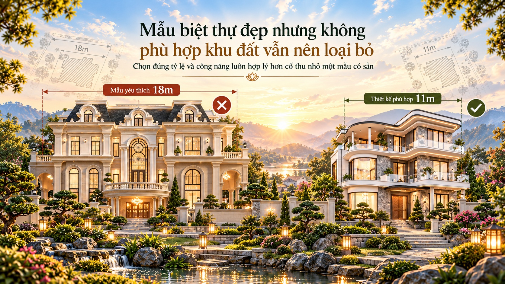 Cách chọn mẫu biệt thự hợp tuổi gia chủ theo phong thủy để đón tài lộc