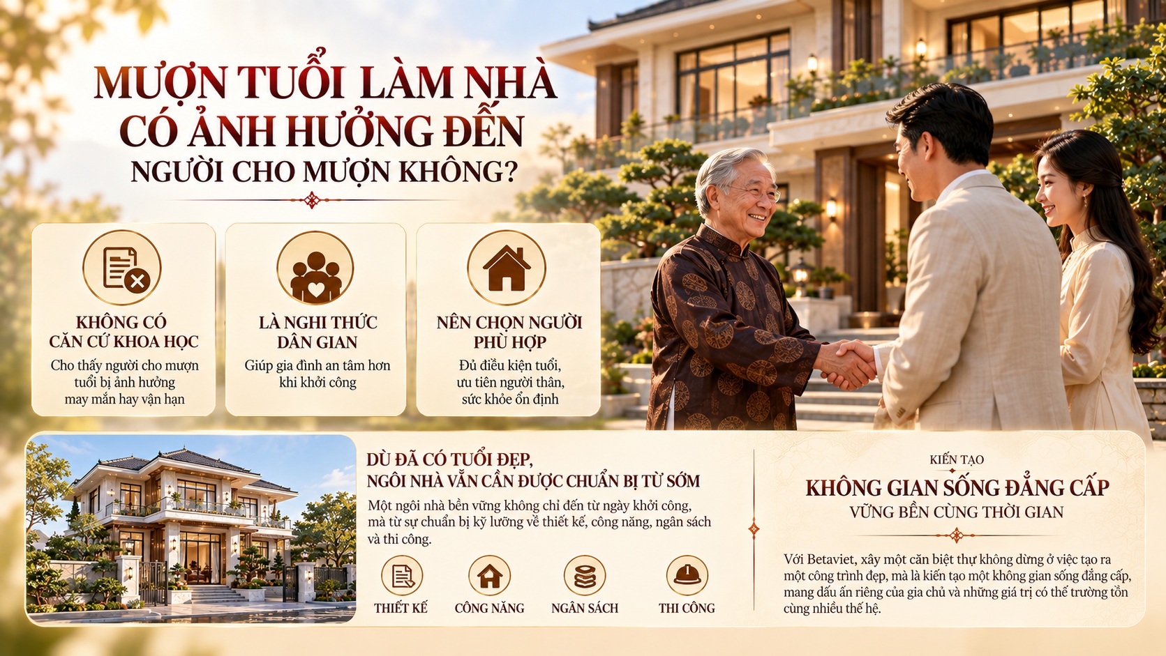 Danh sách tuổi đẹp để mượn tuổi làm nhà năm 2027 theo phong thủy chuẩn