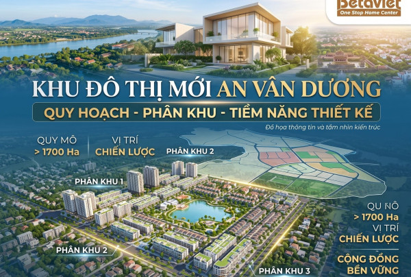 Khu Đô Thị Mới An Vân Dương: Quy Hoạch, Phân Khu & Tiềm Năng Thiết Kế 2026