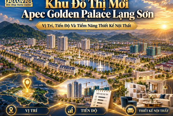 Khu Đô Thị Mới Apec Golden Palace Lạng Sơn: Vị Trí, Tiến Độ Và Tiềm Năng Thiết Kế Nội Thất 2026