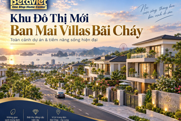 Khu Đô Thị Mới Ban Mai Villas Bãi Cháy: Vị Trí, Pháp Lý, Giá Đất